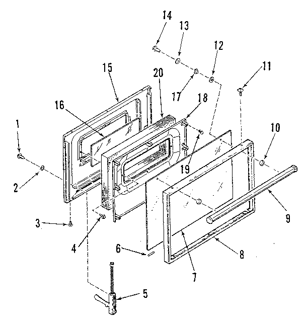 Oven door