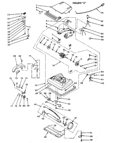 Nozzle and motor assembly