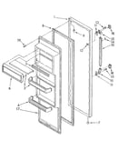 Refrigerator door