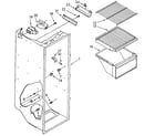Kenmore 1068490072 refrigerator liner diagram