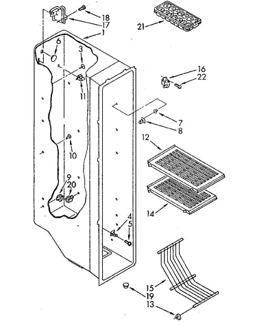 Freezer liner
