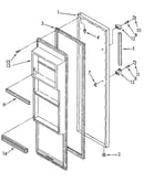Refrigerator door