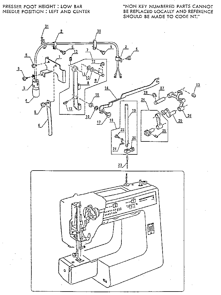 Needle bar assembly