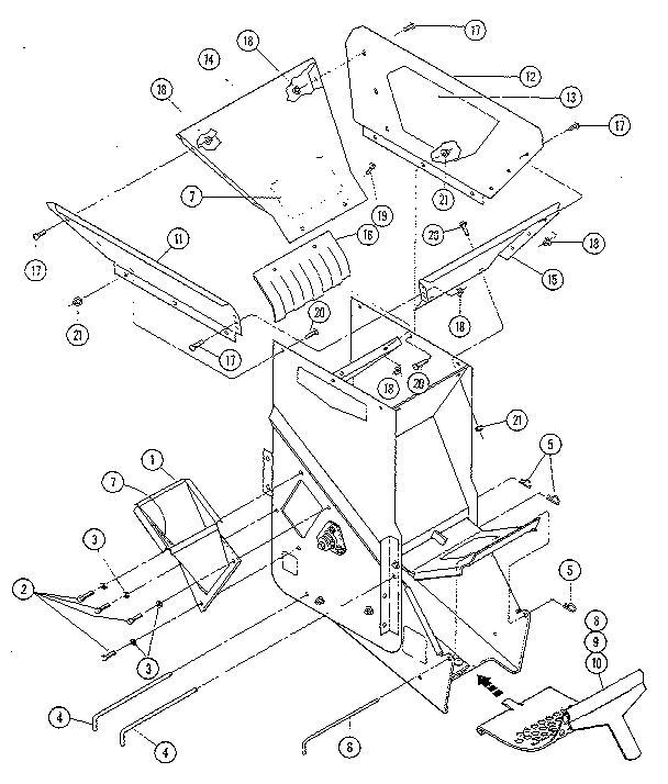 Chipper chute