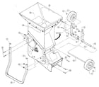 Troybilt TOMAHAWK 5HP SER NO W517025 AND UP wheel assembly diagram