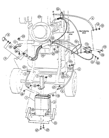 5hp tecumseh electric start system
