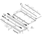Lifestyler J800 side rails and hardware diagram