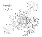 GE JE640J01 microwave parts diagram