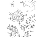 GE JE42001 microwave parts diagram
