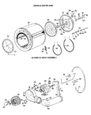 Drum/heater/blower and drive