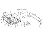 GE DDG6688LAL backsplash diagram