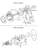 Drum/duct/blower and drive