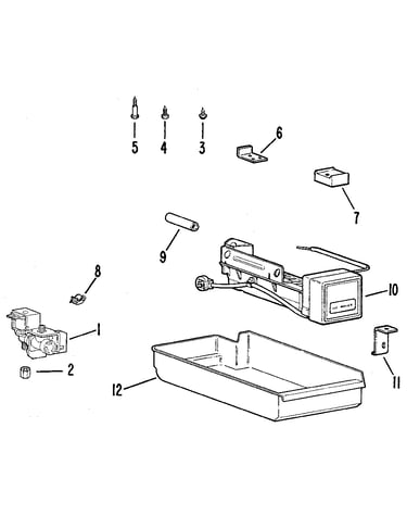Icemaker accessory kit parts