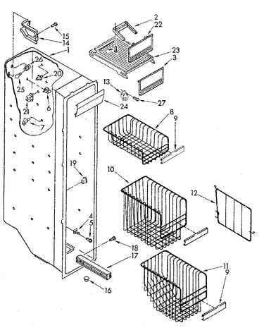 Freezer liner