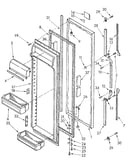 Refrigerator door