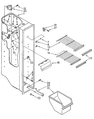 Freezer liner