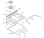 Kenmore 9113548813 main top diagram