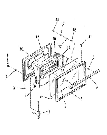 Oven door