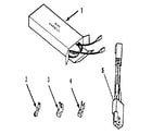 Kenmore 9114038896 wire harness and components diagram