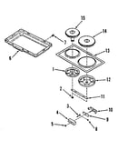 Optional electric hob element module kit 4998531