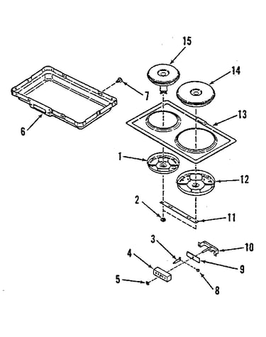 Optional electric hob element module kit 4998531