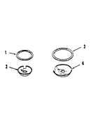 Optional porcelain pan and chrome ring kit 8068410