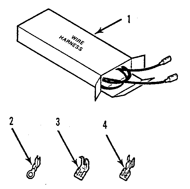 WIRE HARNESS AND COMPONENTS