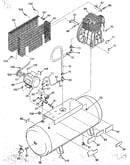 Air compressor diagram - horizontal
