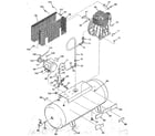 Craftsman 919177450 air compressor diagram - horizontal diagram