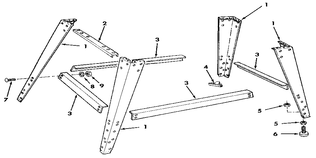 Figure 5-leg set