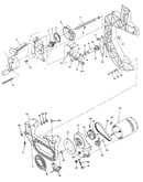 Figure 4-bevel drive and motor mount assembly