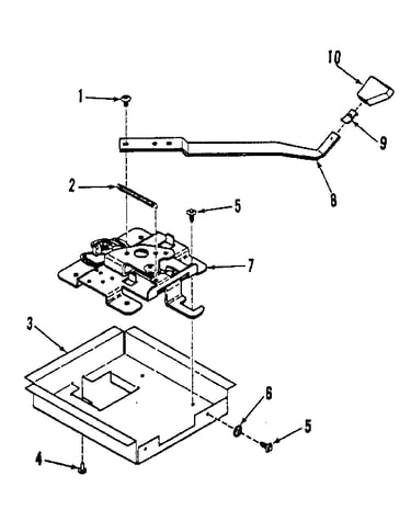 Door lock section