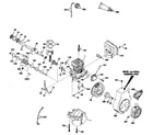 Tecumseh HSK840-8203 replacement parts diagram