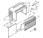 Kenmore 1068750510-AC cabinet diagram