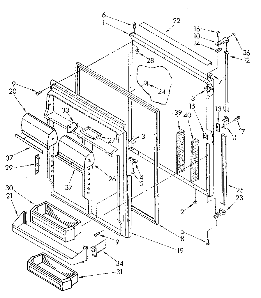 REFRIGERATOR DOOR