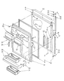 Refrigerator door