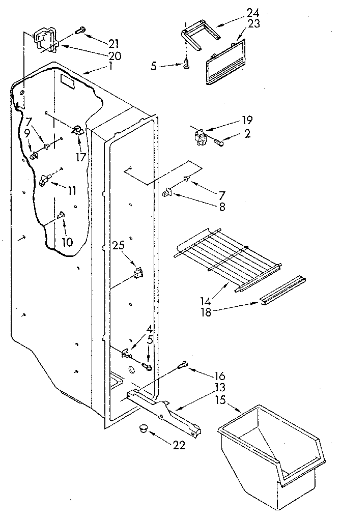 Freezer liner