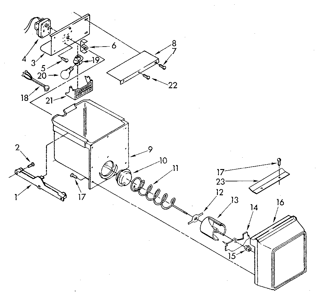 Freezer interior