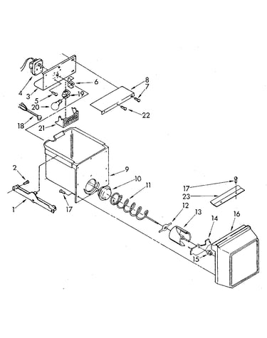 Freezer interior