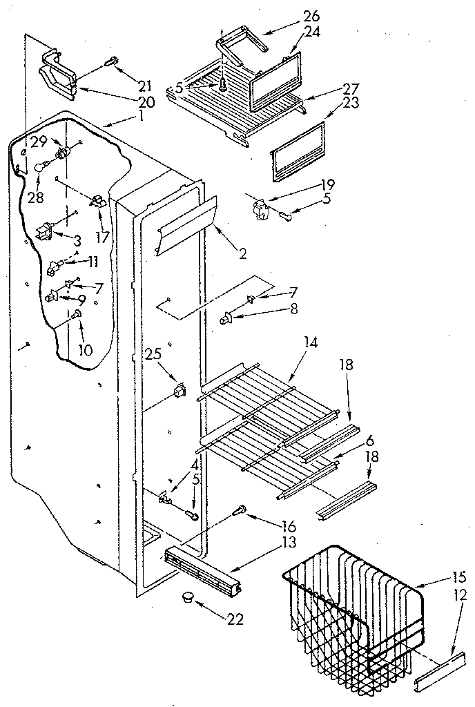 Freezer liner