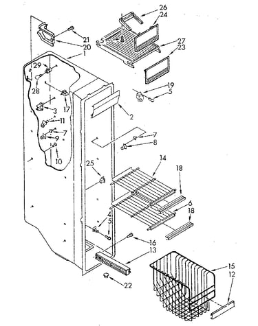 Freezer liner