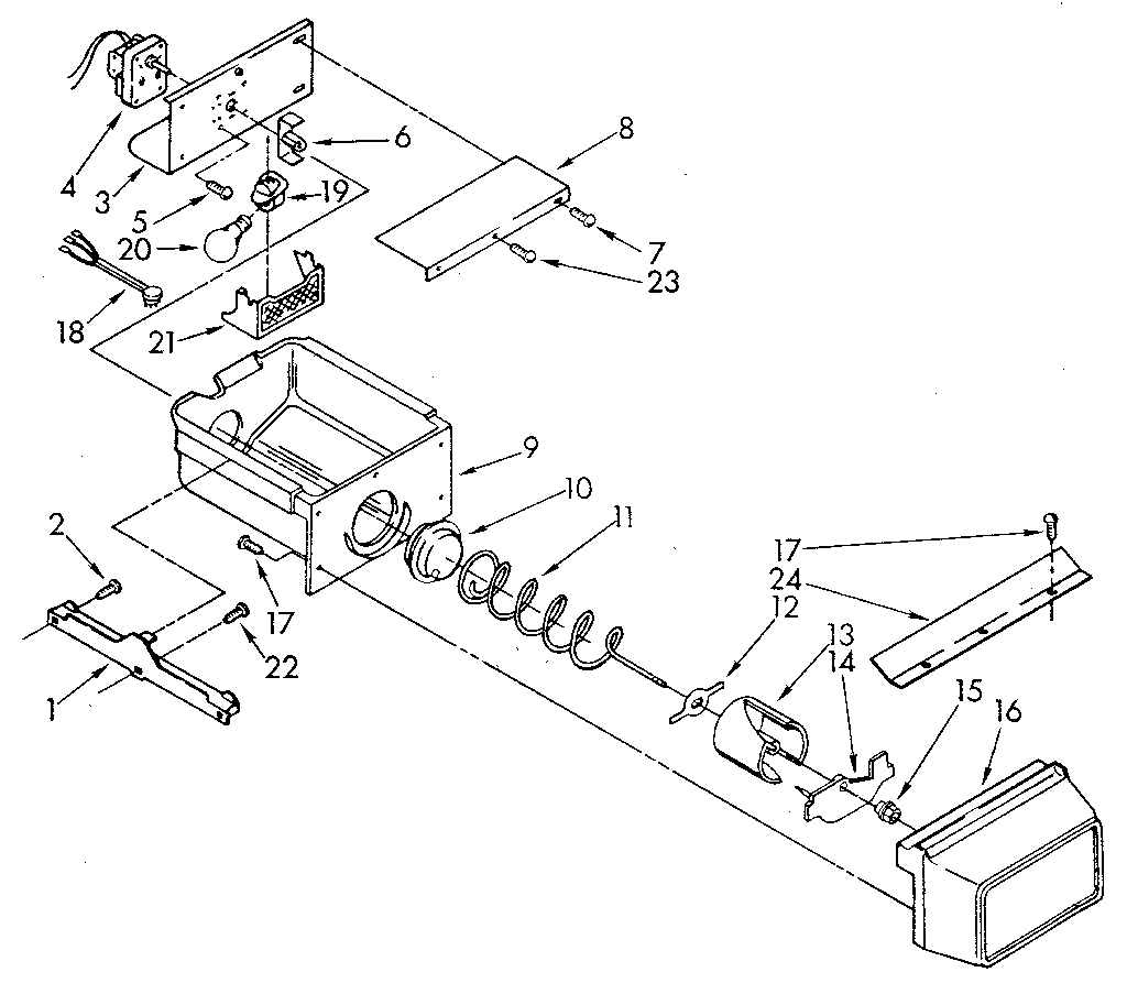 Freezer interior