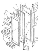 Refrigerator door