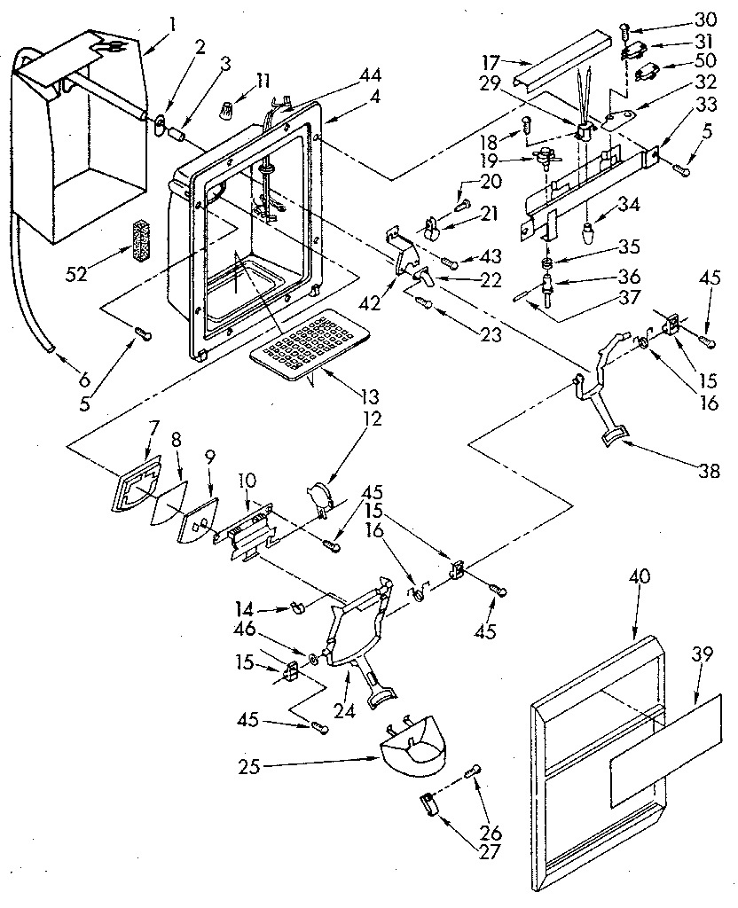 DISPENSER FRONT