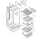 Kenmore 1068590533 refrigerator liner diagram