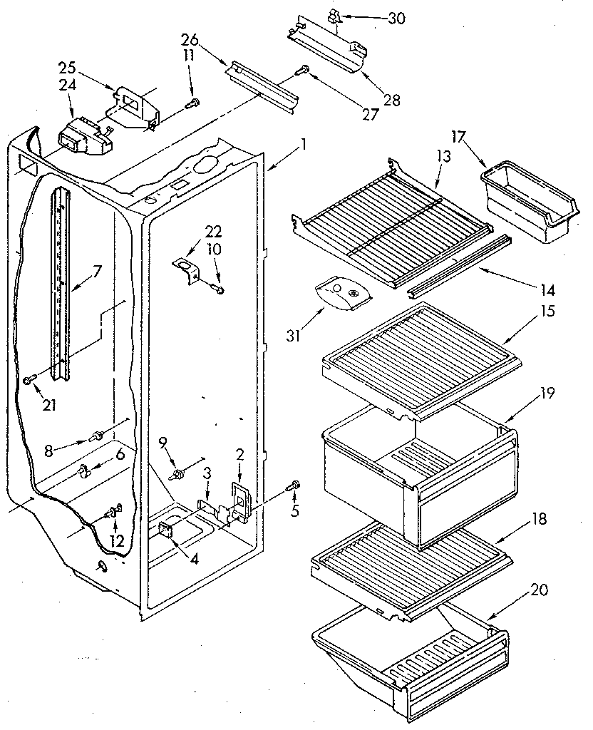 Refrigerator liner