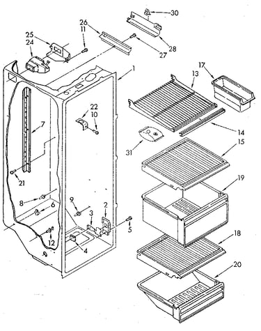 Refrigerator liner