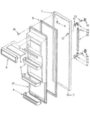 Refrigerator door