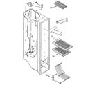 Kenmore 1069400080 freezer liner diagram