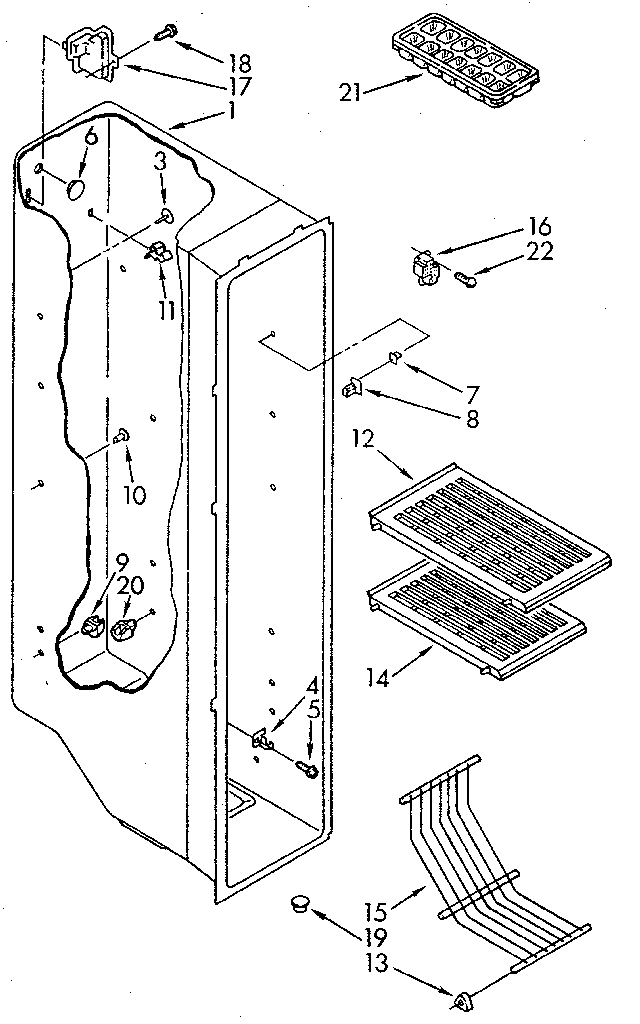 Freezer liner